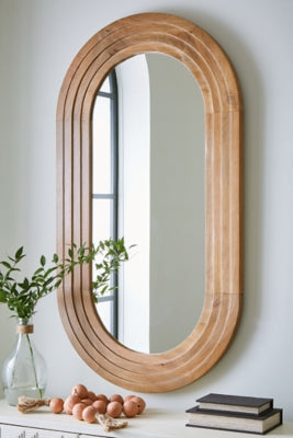 Ashley Daverly Brown Accent Mirror