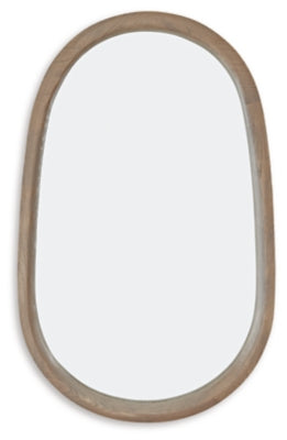 Ashley Aarilynn Antique Brown Accent Mirror