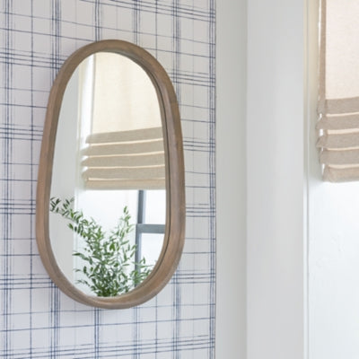 Ashley Aarilynn Antique Brown Accent Mirror