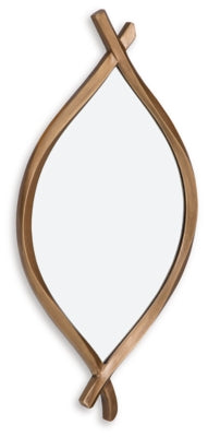 Ashley Bartner Antique Gold Finish Accent Mirror