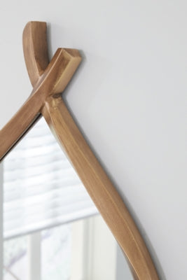 Ashley Bartner Antique Gold Finish Accent Mirror