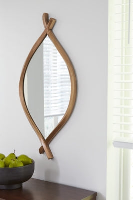 Ashley Bartner Antique Gold Finish Accent Mirror