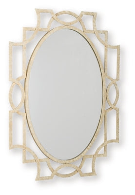 Ashley Fulkmore Antique Gold Finish Accent Mirror