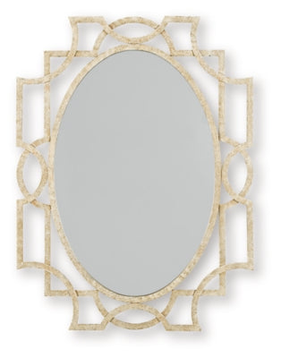 Ashley Fulkmore Antique Gold Finish Accent Mirror