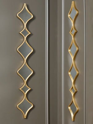 Ashley Harriswood Gold Finish Accent Mirror Set (Set of 2)