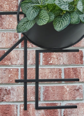 Ashley Dunster Black Wall Planter On Stand