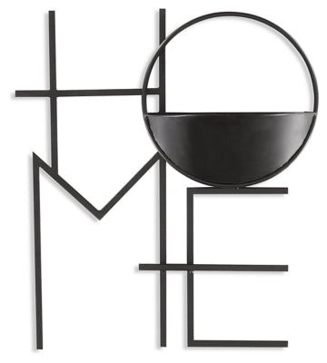 Ashley Dunster Black Wall Planter On Stand