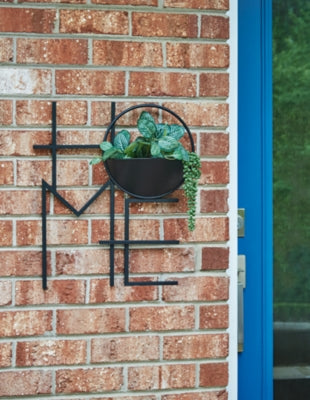 Ashley Dunster Black Wall Planter On Stand