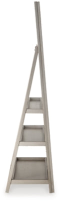 Ashley Evesen Champagne Floor Standing Mirror with Storage