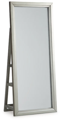 Ashley Evesen Champagne Floor Standing Mirror/Storage