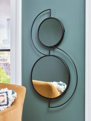 Ashley Shayham Black Accent Mirror
