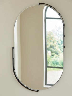 Ashley Valkings Black Accent Mirror