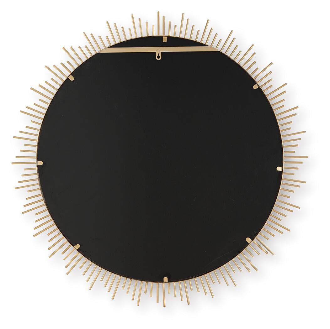Ashley Wainport Gold Finish Accent Mirror