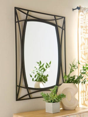 Ashley Freenville Black Accent Mirror