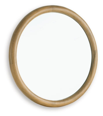 Ashley Yadiel Brown Accent Mirror