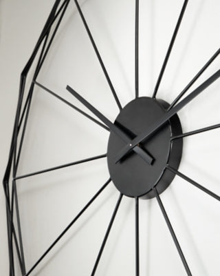 Ashley Arkthorne Black Wall Clock