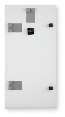 Ashley Teague Black Gold Finish Wall Clock