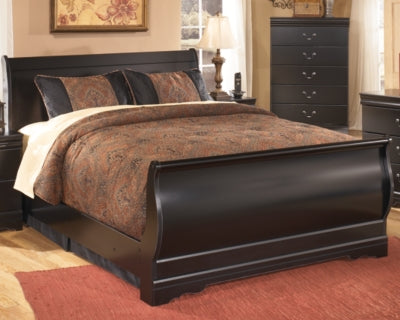 Ashley Huey Vineyard Black Full Sleigh Bed