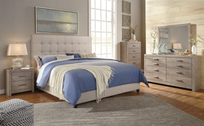 Ashley Dolante Beige Queen Upholstered Bed