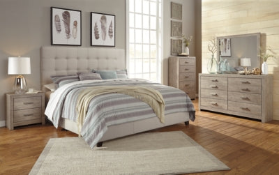 Ashley Dolante Beige Queen Upholstered Bed