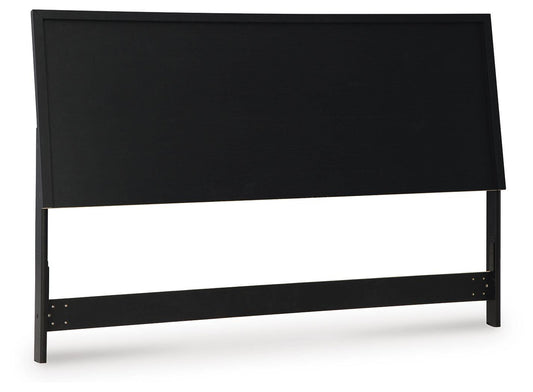 Ashley Danziar Black King Panel Headboard