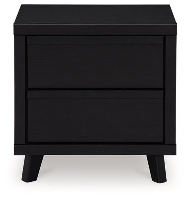 Ashley Danziar Black Nightstand