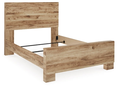 Ashley Hyanna Tan Brown Full Panel Bed