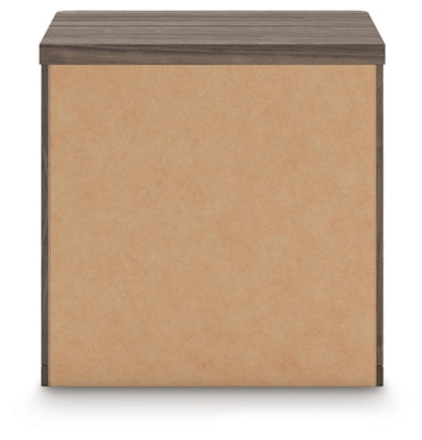 Ashley Mazilar Brown White Nightstand