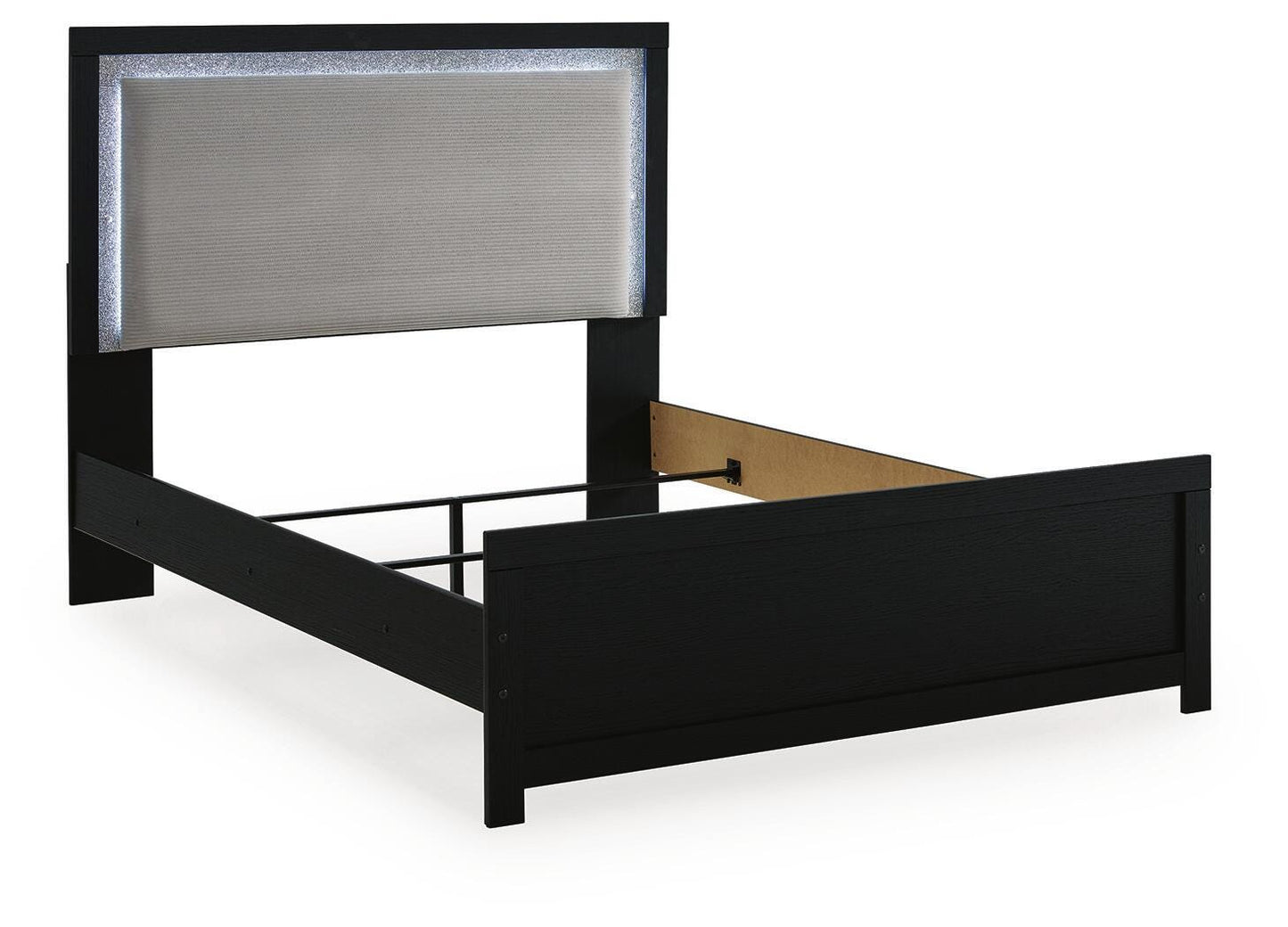 Ashley Raechalla Black Queen Upholstered Panel Bed