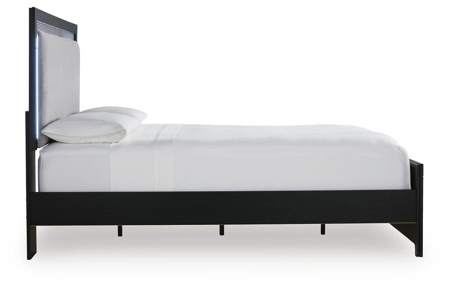 Ashley Raechalla Black Queen Upholstered Panel Bed