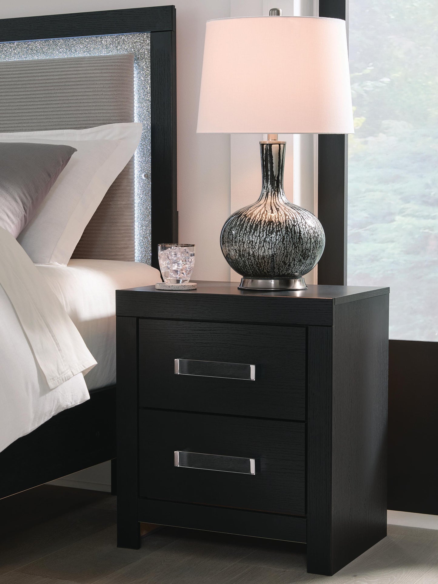 Ashley Raechalla Black Nightstand