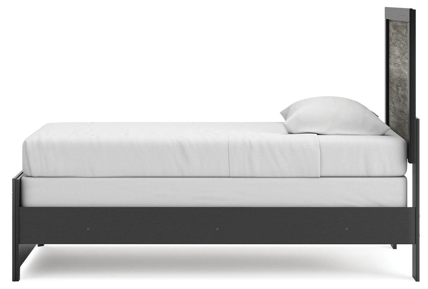 Ashley Jonnifer Black Gray Twin Panel Bed