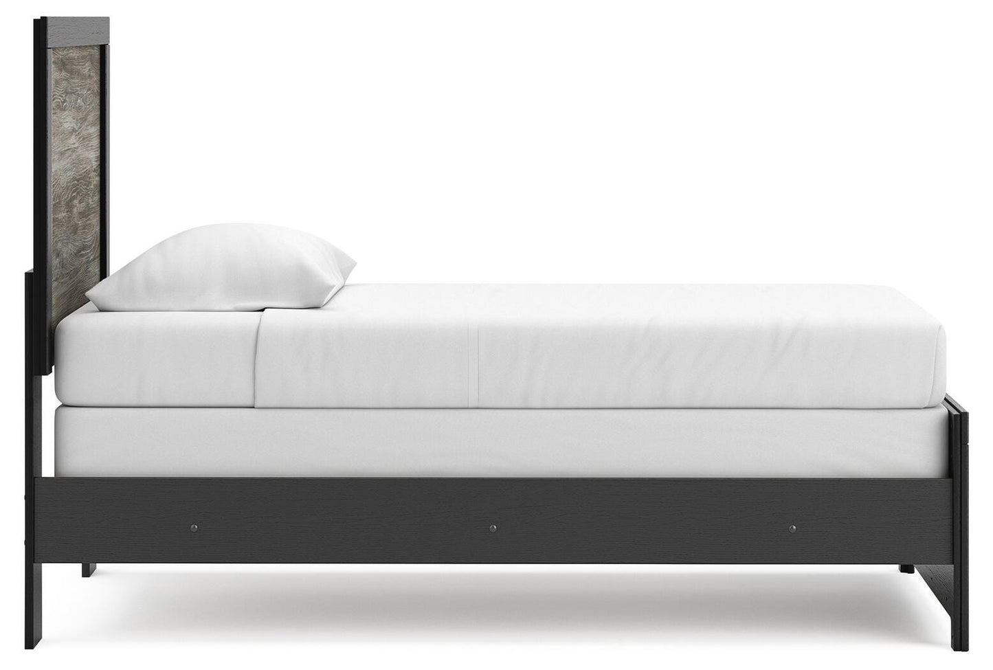Ashley Jonnifer Black Gray Twin Panel Bed