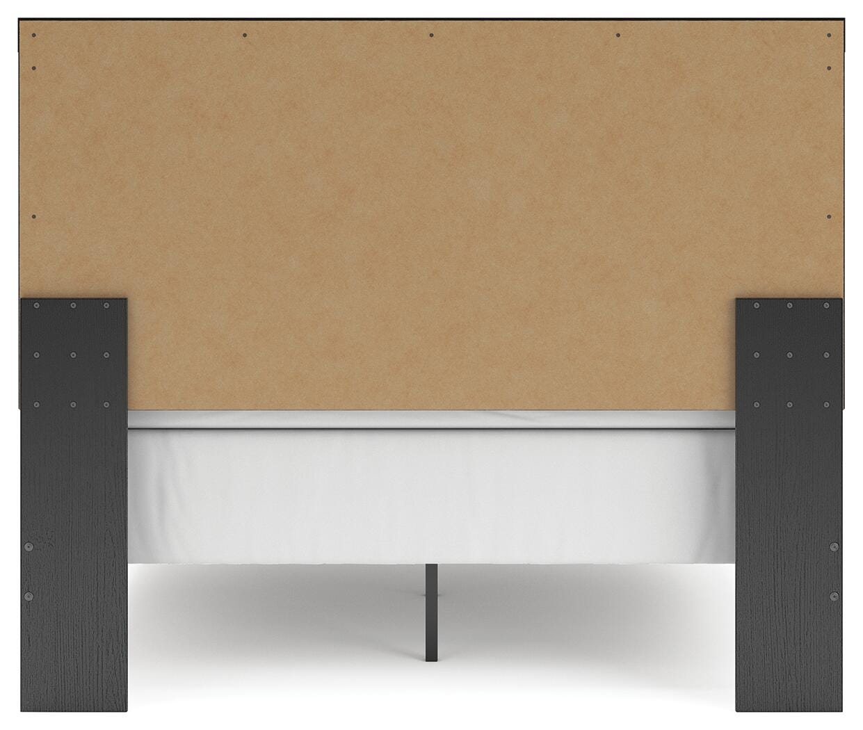 Ashley Jonnifer Black Gray Queen Panel Bed