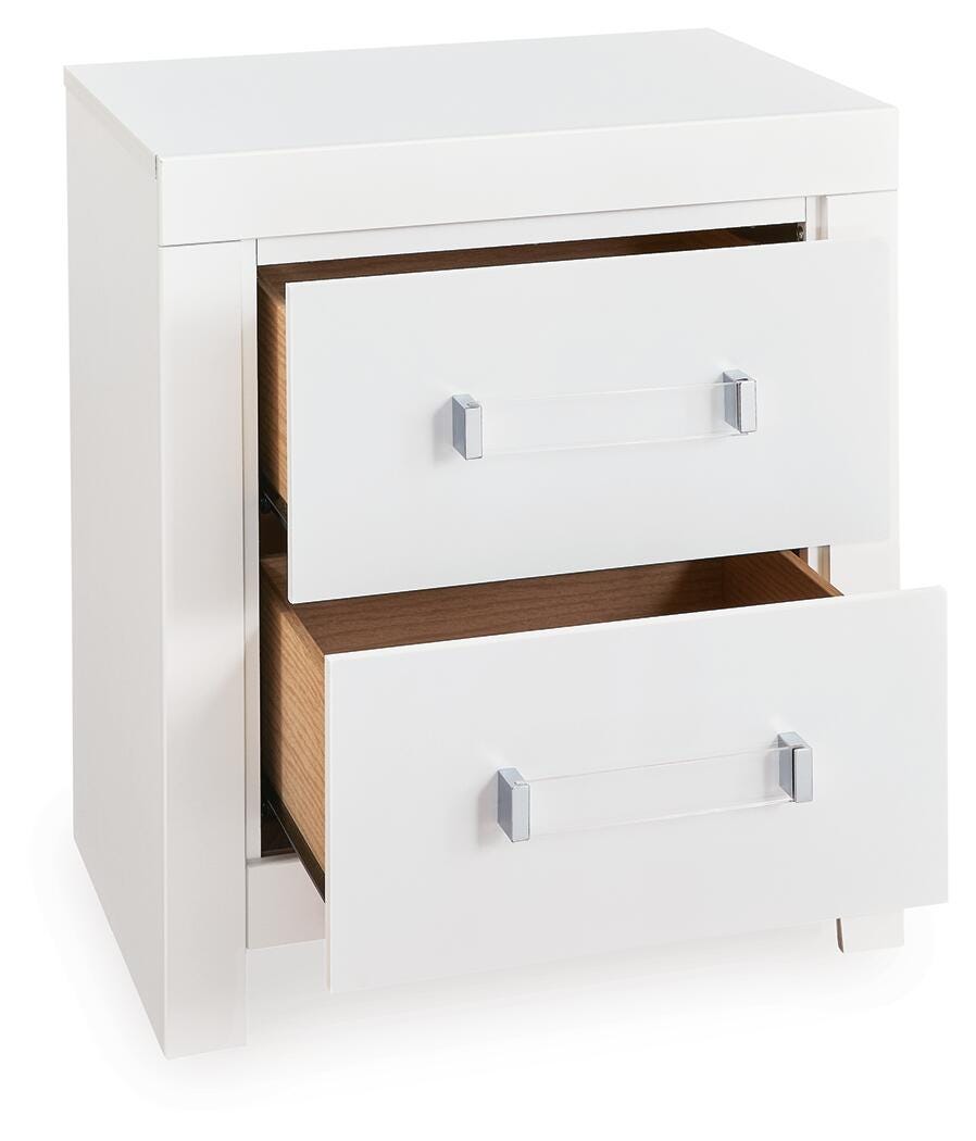 Ashley Raechalla White Nightstand
