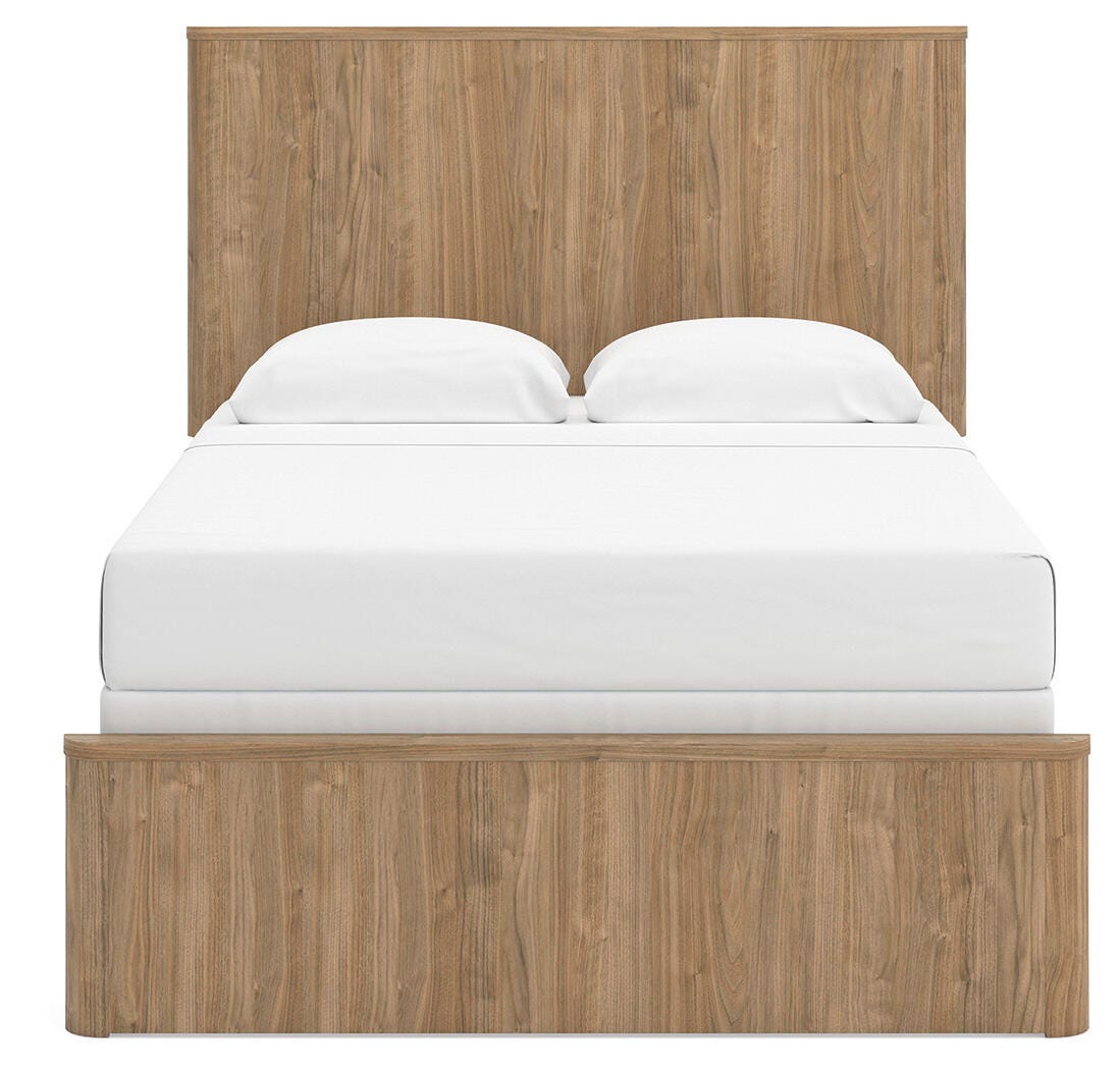 Ashley Dovander Warm Natural Brown Full Panel Bed