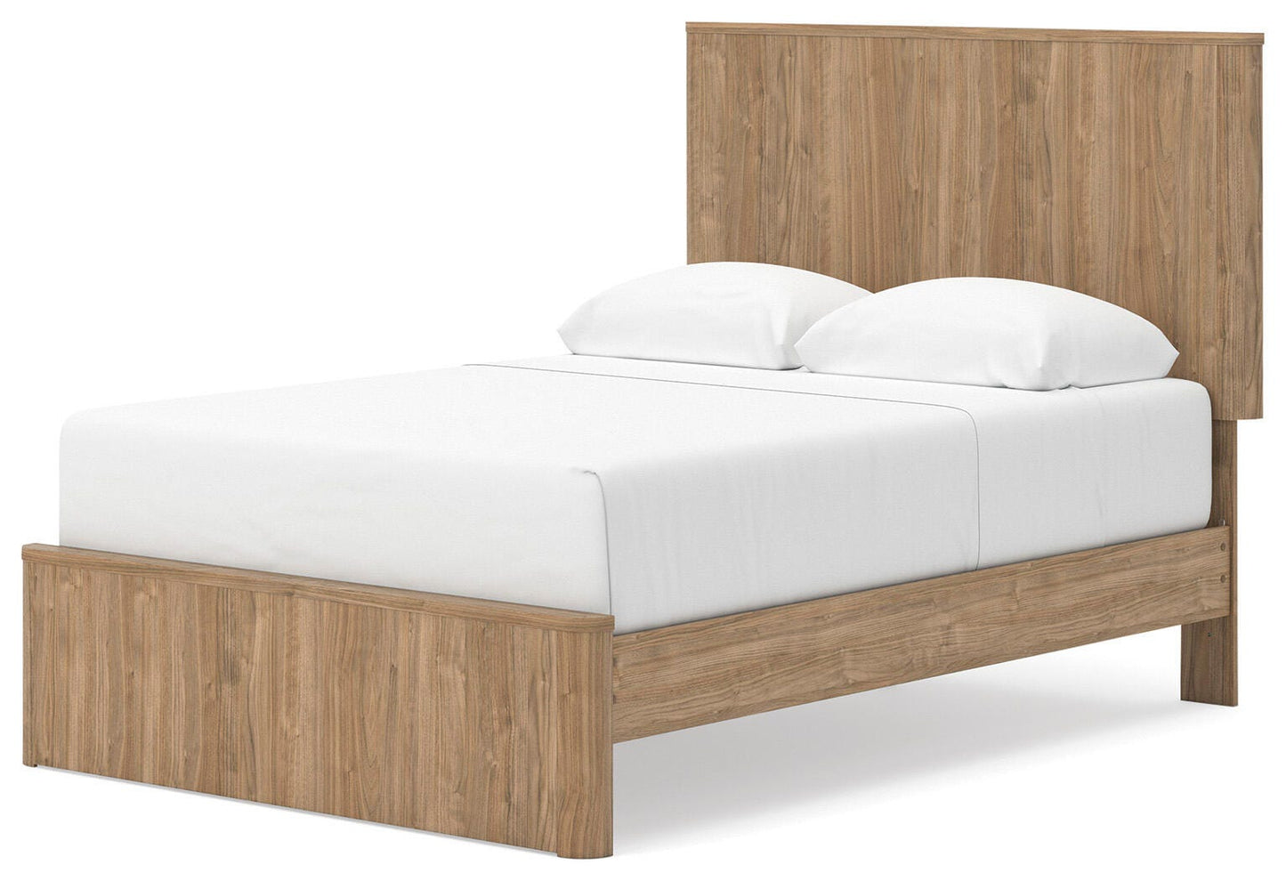 Ashley Dovander Warm Natural Brown Full Panel Platform Bed