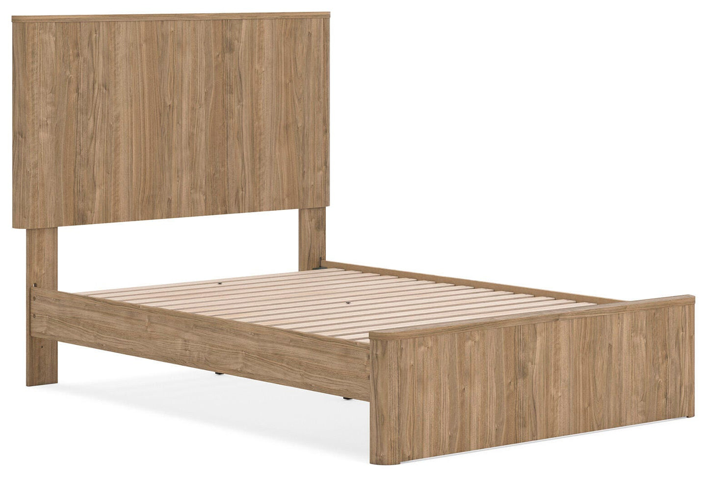 Ashley Dovander Warm Natural Brown Full Panel Platform Bed
