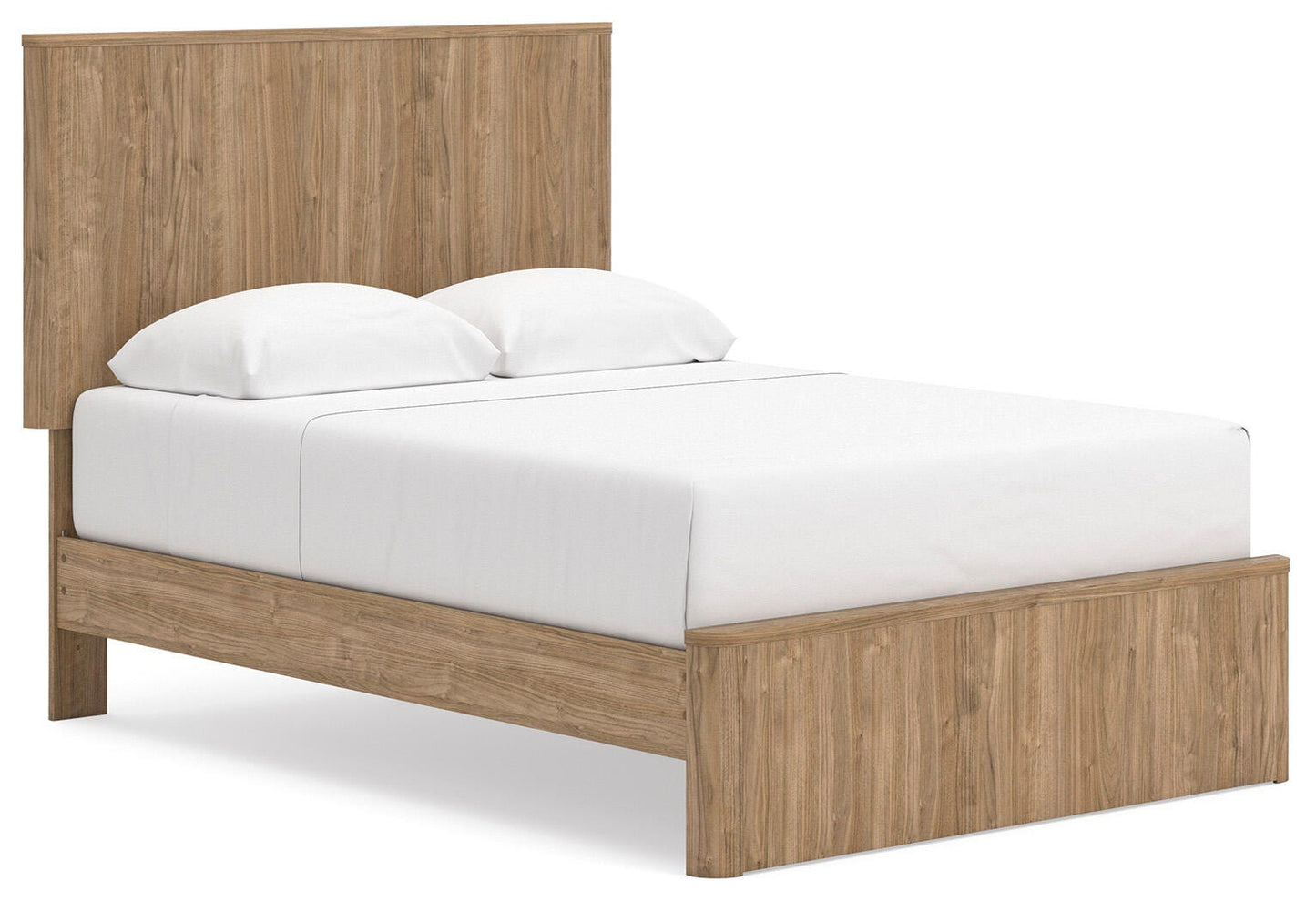 Ashley Dovander Warm Natural Brown Full Panel Platform Bed