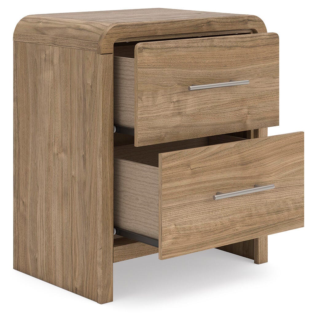 Ashley Dovander Warm Natural Brown Nightstand