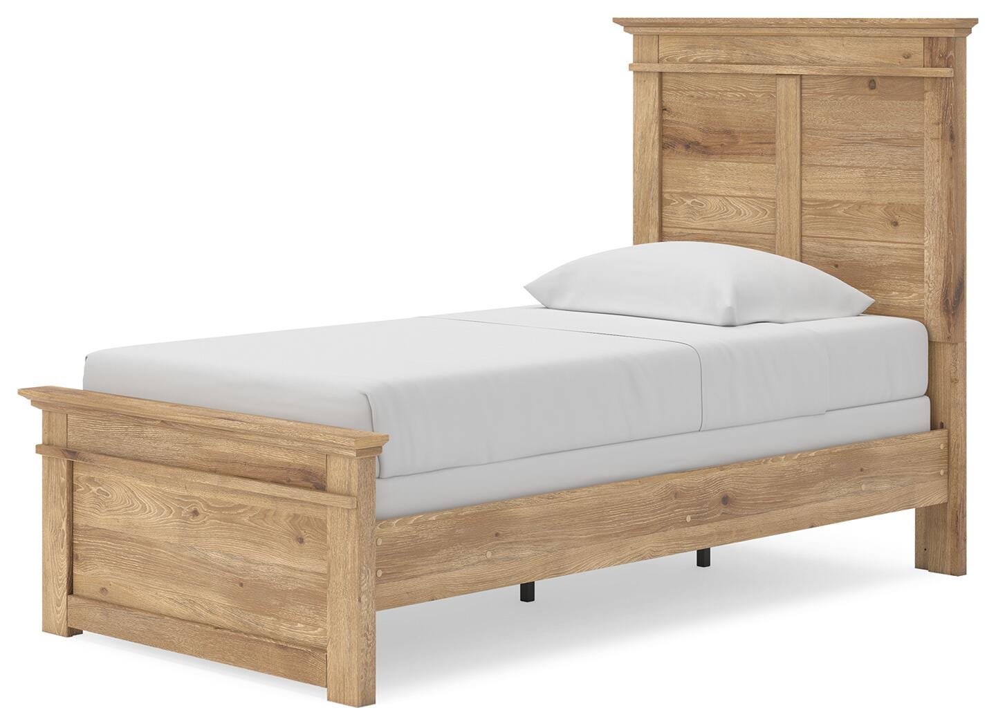 Ashley Fenderport Tan Twin Panel Bed