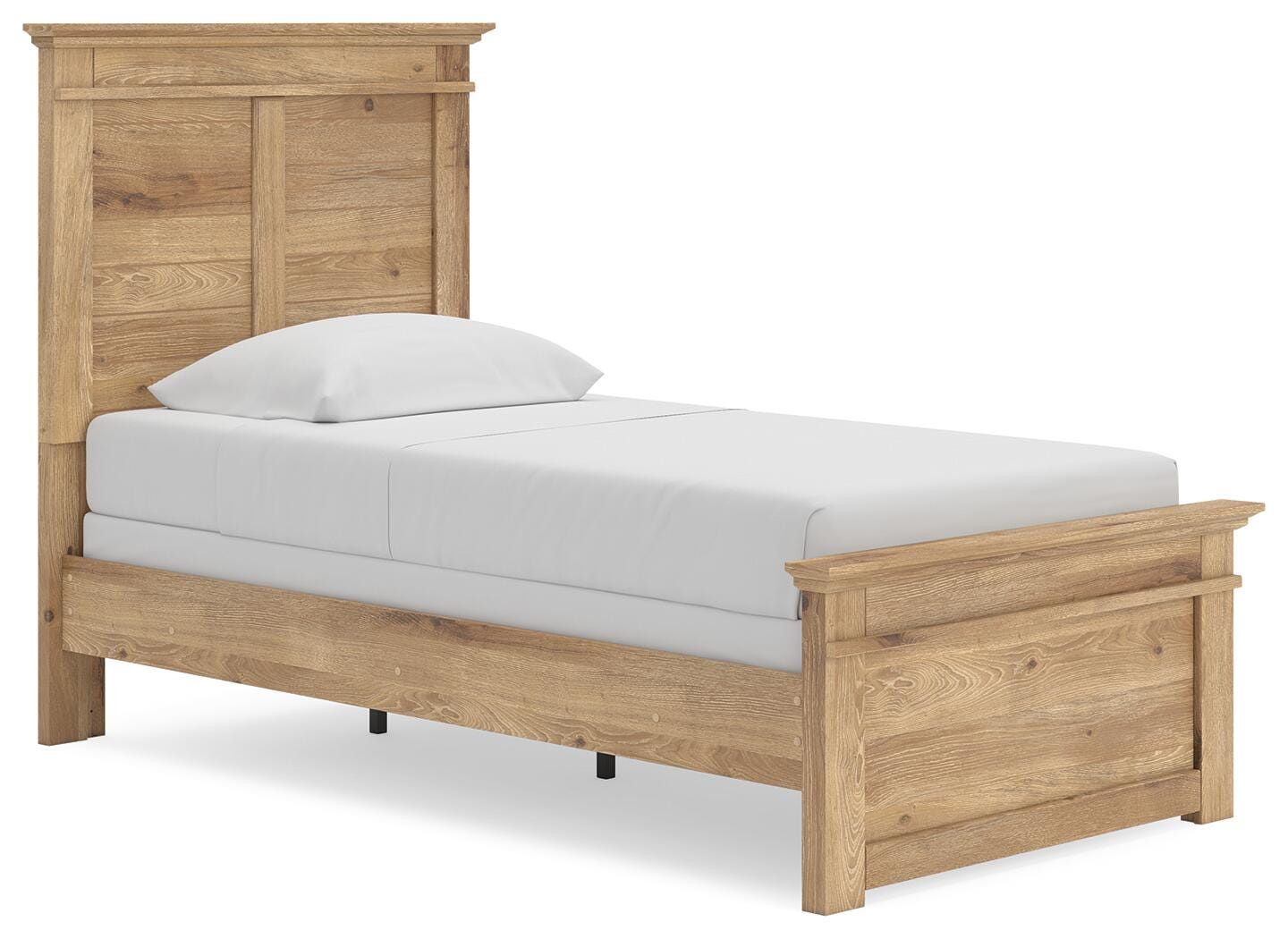 Ashley Fenderport Tan Twin Panel Bed