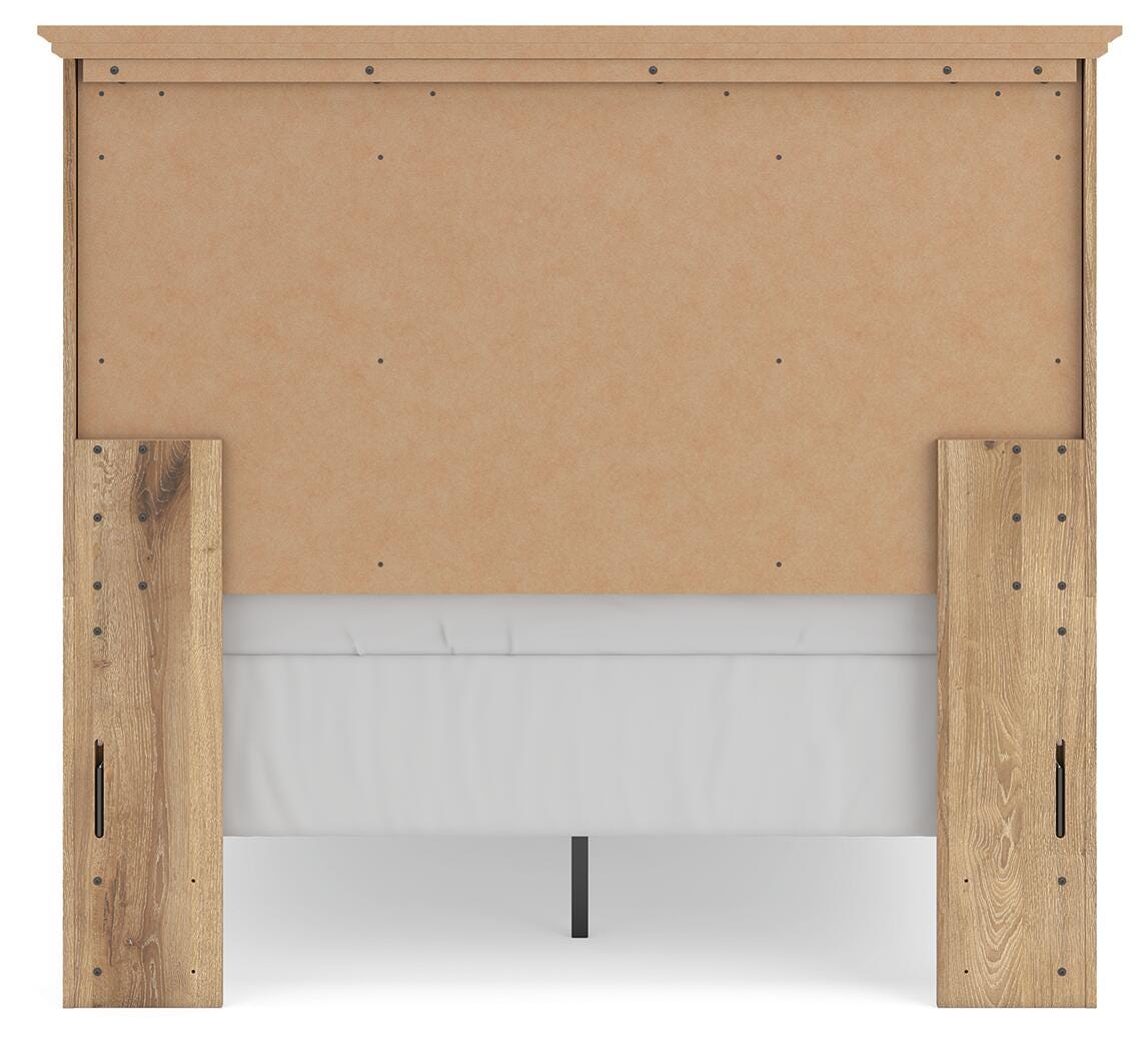Ashley Fenderport Tan Full Panel Bed
