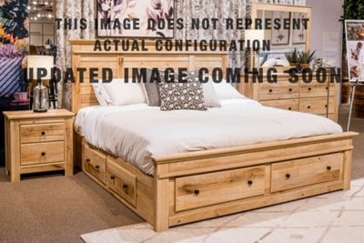 Ashley Fenderport Tan Full Panel Bed