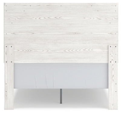 Ashley Gerridan White Gray Full Panel Bed