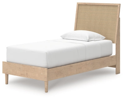 Ashley Cielden Two-tone Twin Panel Bed