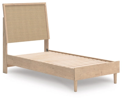 Ashley Cielden Two-tone Twin Panel Bed