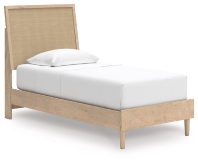 Ashley Cielden Two-tone Twin Panel Bed