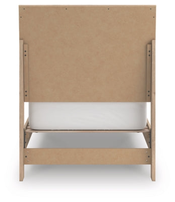 Ashley Cielden Two-tone Twin Panel Bed