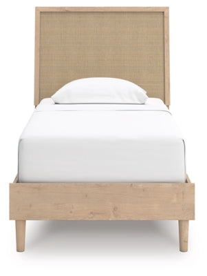 Ashley Cielden Two-tone Twin Panel Bed